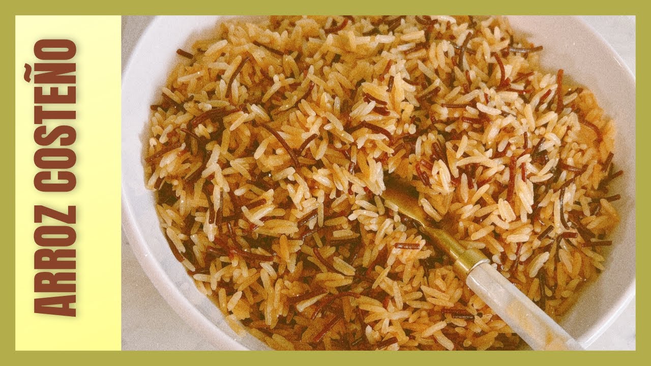 ARROZ de FIDEO Colombiano.