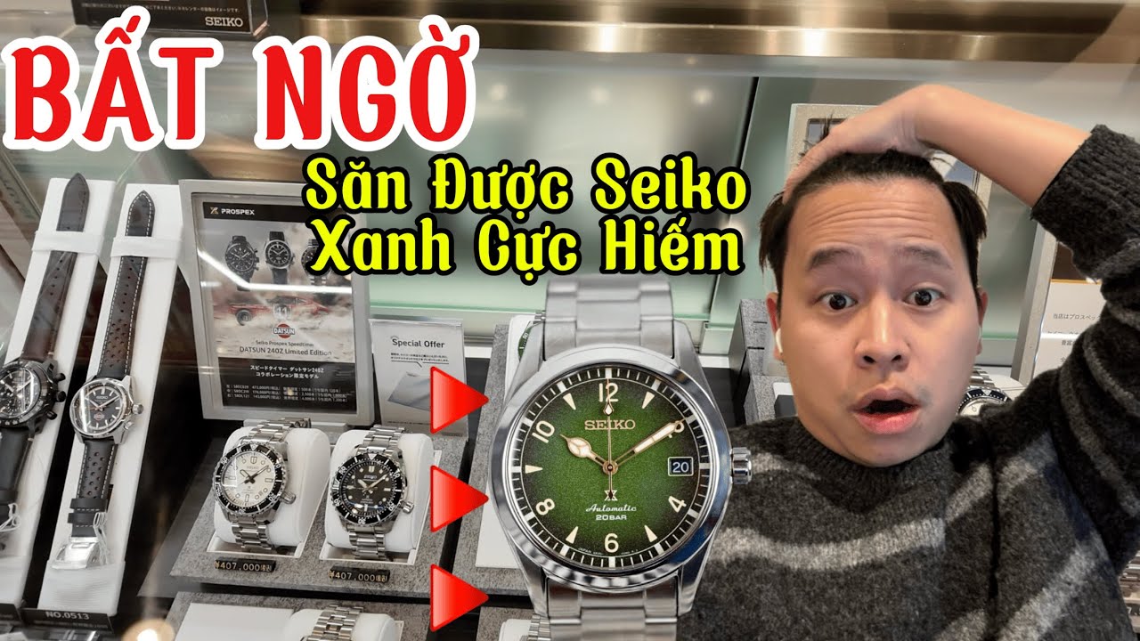 27/1|🔥Săn được DUY NHẤT 1 chiếc Seiko Alpinist SPB155J1 tại Nhật – Dial xanh rừng, kim vàng cực đẹp