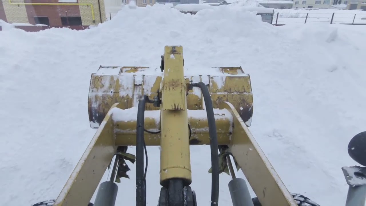 Чищу🚜 после снегопада❄️ 2 февраля 2026 г.