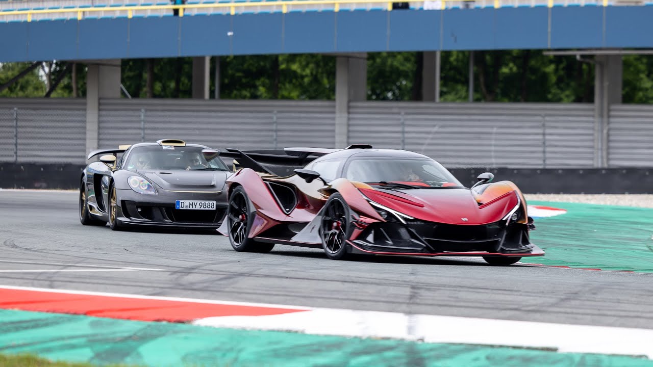 Hypercars & Supercars Racing on Track ! Apollo IE, Huracan STO, Novitec 488, GT2 RS, Mirage GT