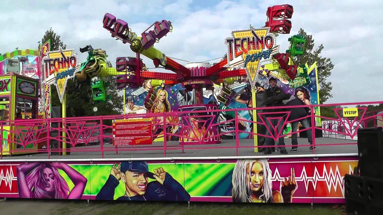 Strakonická Václavská pouť 2013 - ATRAKCE TECHNO POWER / ATTRACTION TECHNO POWER OFF-RIDE