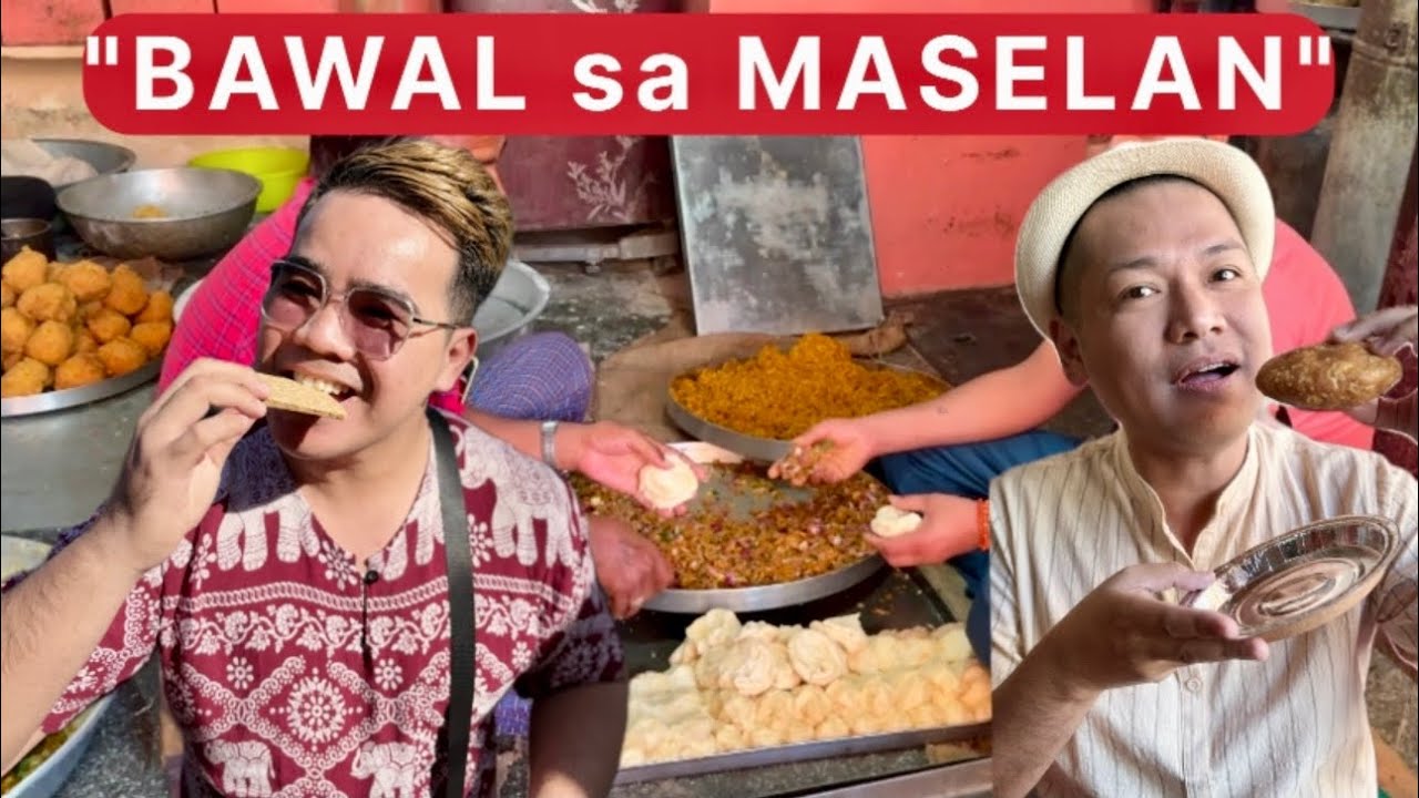 TRYING INDIAN STREET FOOD for the FIRST TIME!