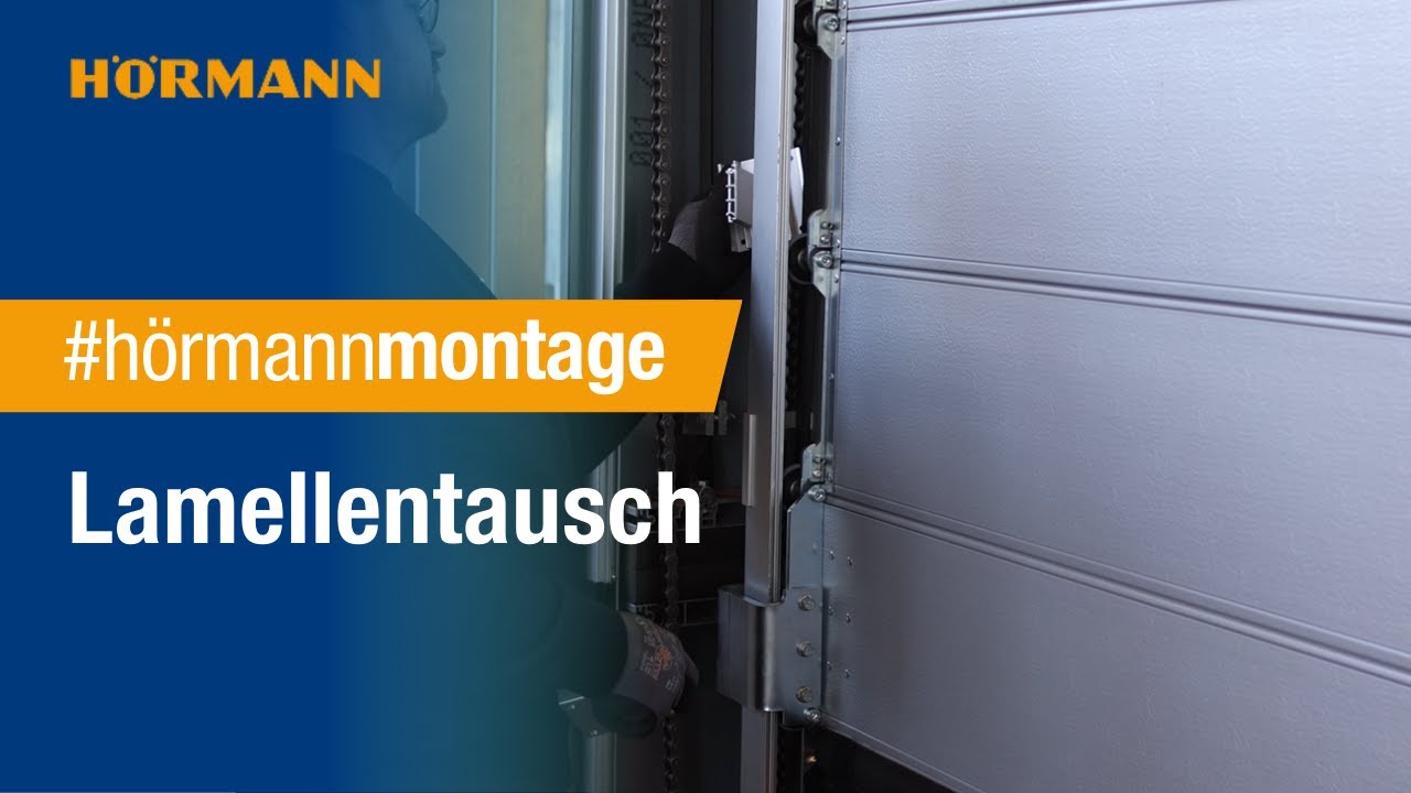 Lamellentausch I Hörmann