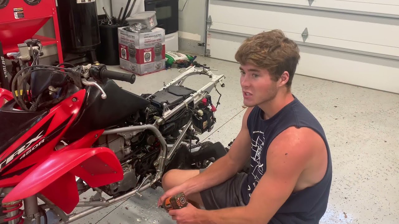 How to adjust valves on a 2006 trx450er