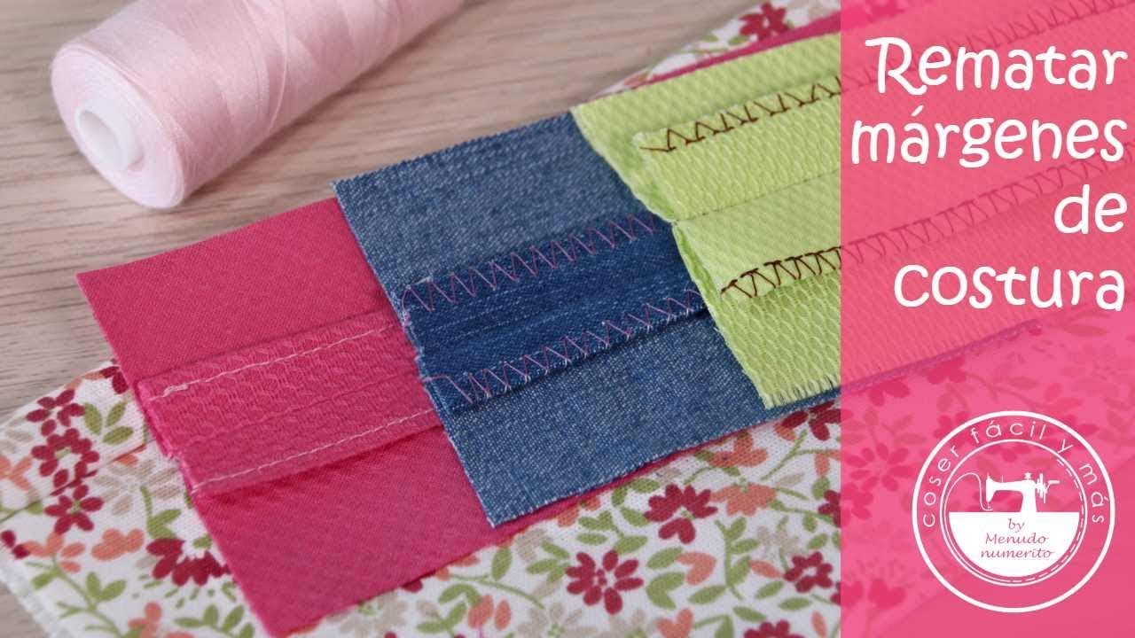 9 formas de rematar márgenes de costura