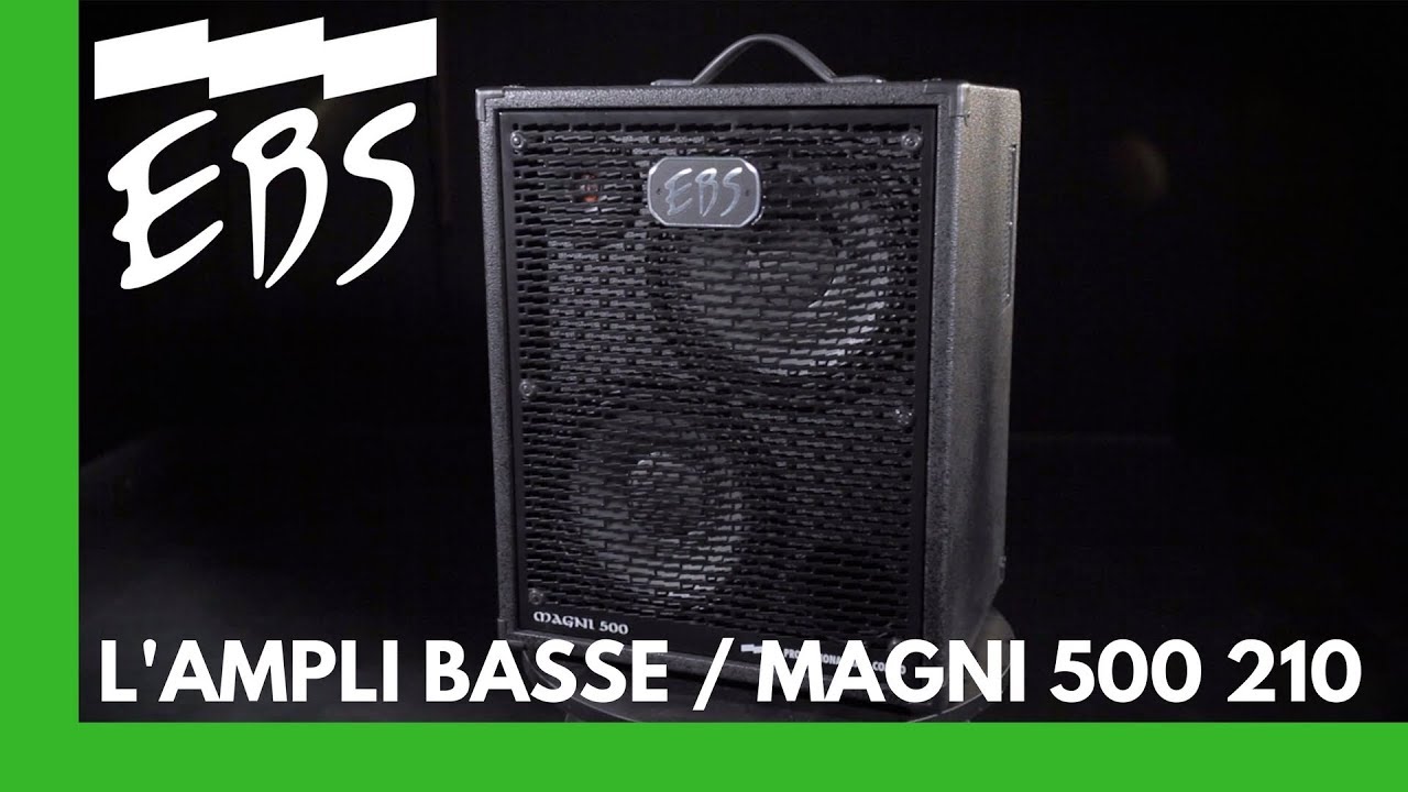 L'ampli basse EBS MAGNI 500 210 avec Pascal Mulot (vid&eacute;o de la boite noire)