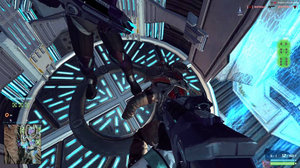 Planetside 2: Dead guy holding trigger