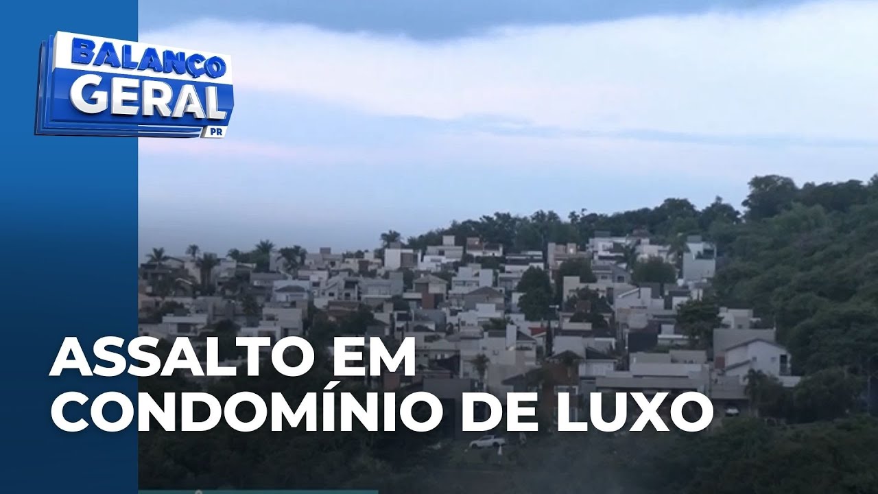 Assalto em condomínio de luxo em Londrina; moradores vivem momentos de terror