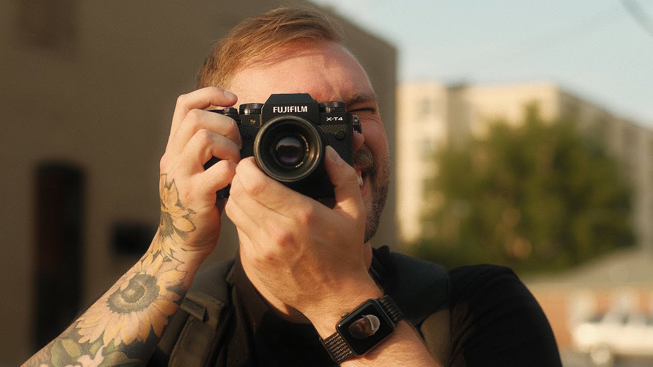 FUJI XT4 + Helios 44-2 GOLDEN Street Photography (POV)