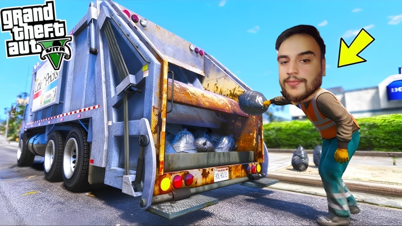 فقراء اشتغلو زبالين على شاحنة نفايات ولاكن تم توكيلهم بمهمه خطيره جدا 😱💰| قراند 5