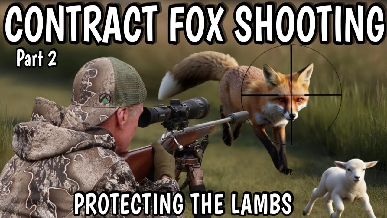 FOXES KILLING BABY LAMBS || FARMER HIRES PROFESSIONAL SHOOTER || 48 FOXES SHOT & REMOVED