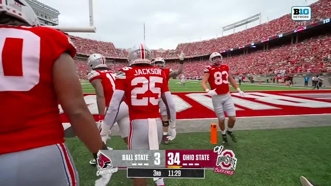 Bo Jackson's 65-YD TD Run vs. Ball State | Ohio State Football
