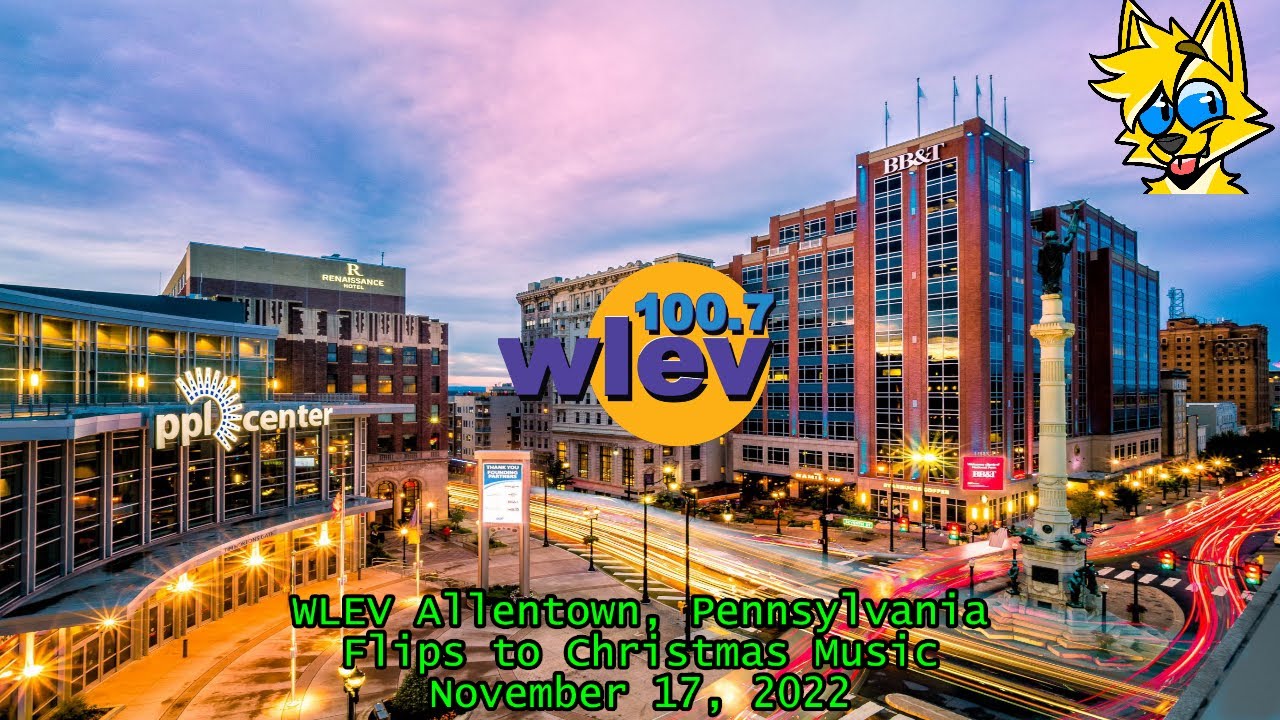 100.7 WLEV | WLEV Allentown, PA Flips to Christmas Music (11/17/22)