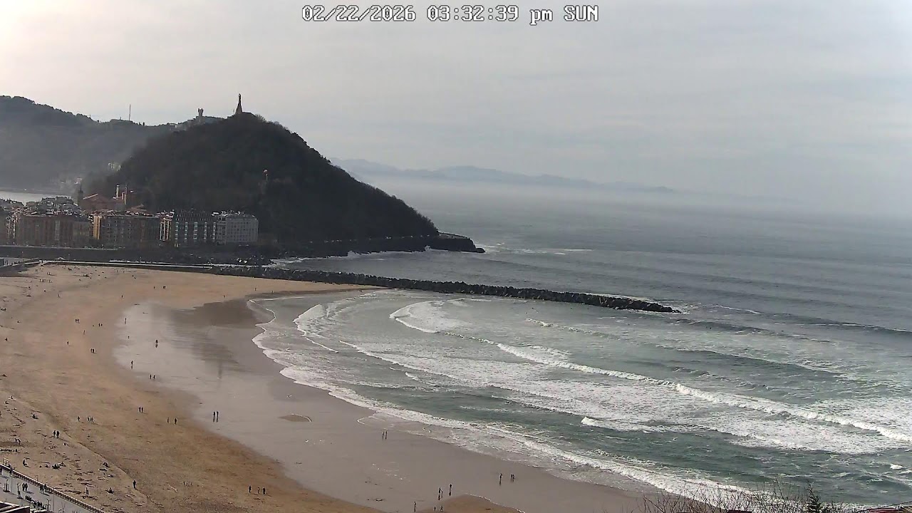 Webcam Zurriola 22/02/2026