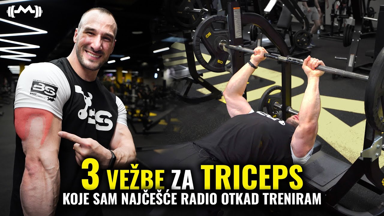 3 VEŽBE ZA TRICEPS | TRENING ZA RUKE | MAKSIM TRZIN