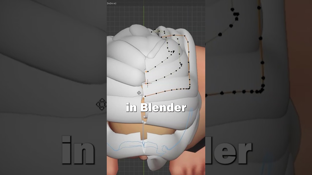 how to make stylized hair look better in blender #b3d #blender #tip #hair #3d