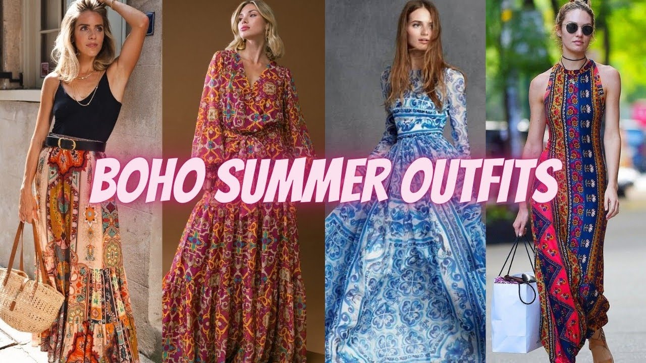 Boho Summer Outfits | Boho Style for Summer 2024 | Bohemian Style Lookbook
