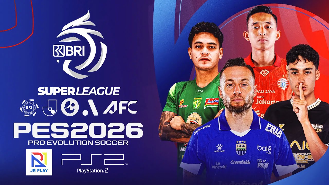 PES 2026 PS2 - Premium Asian Patch by @jrplayco8070 | INDONESIA BRI SUPER LEAGUE and AFC CHAMPIONS