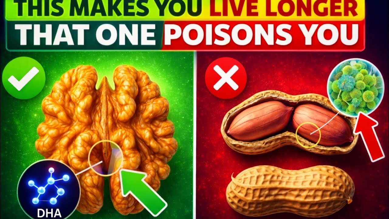 Over 60? 4 WORST Nuts You Should NEVER Touch ⚠️ (And 4 Nuts You MUST Eat Daily for Long Life!)