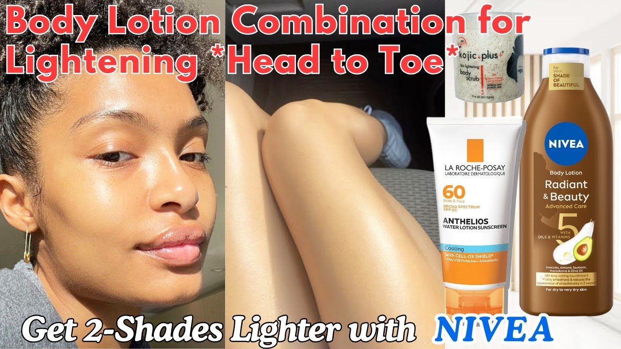 How to Lighten up your Skintone with NIVEA RADIANT & BEAUTY ADVANCED CARE LOTION and not get darker