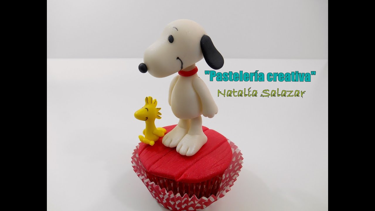 Cómo modelar a SNOOPY en fondant| Natalia Salazar