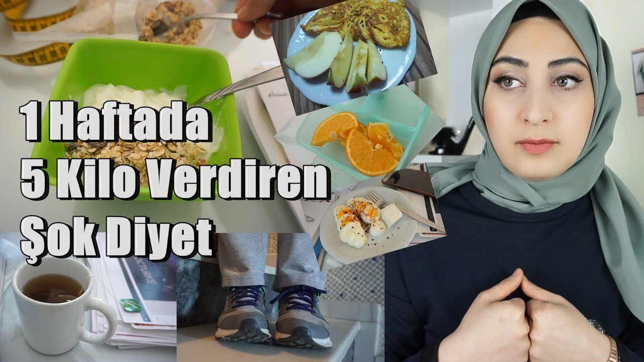 1 HAFTADA 5 KİLO ! | Diyet Serüvenim, Ne Yedim ?Diyet Listem Neler Yaptım ?