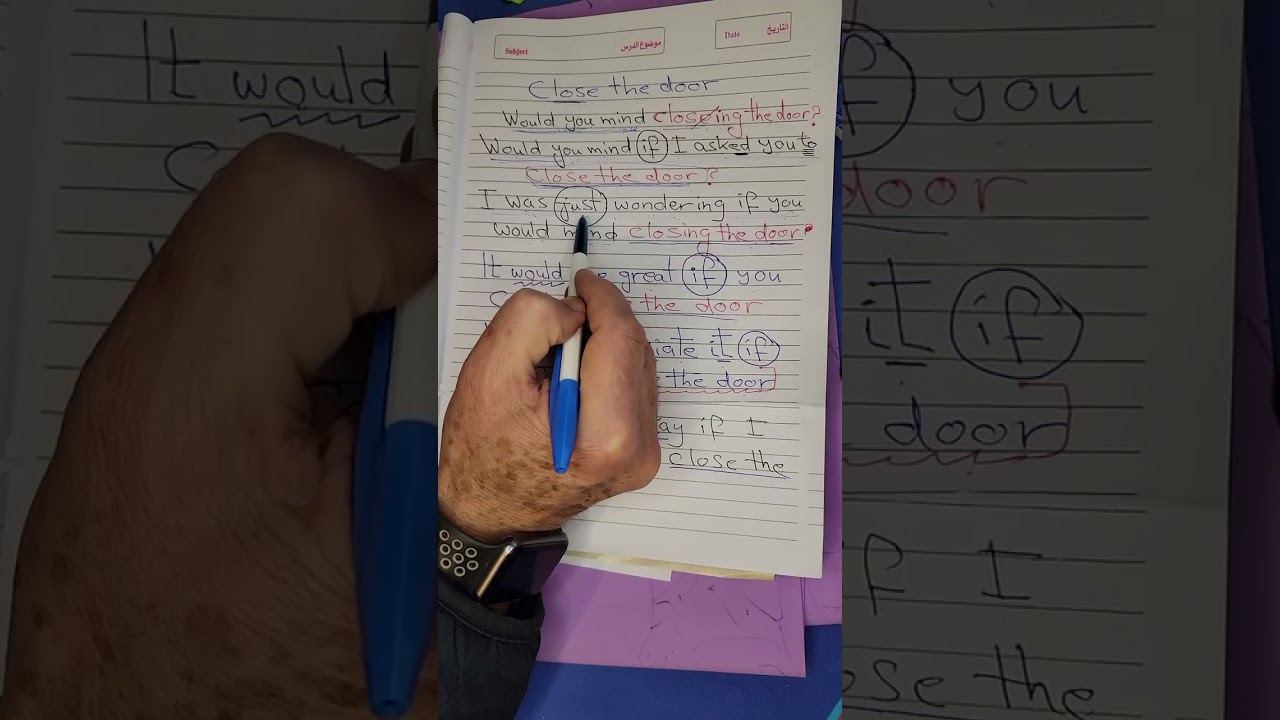 ازاي تطلب أي حاجة بالإنجليزي بأدب؟ | تحويل الأمر المباشر إلى طلب مهذب في الإنجليزية