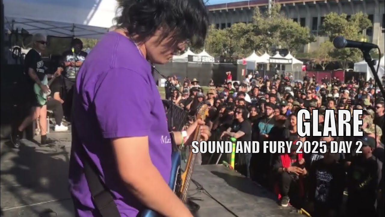 Glare Brings Texas Shoegaze Heat to Sound & Fury 2025 | Full Alt Rock Set Live in LA (Day 2)