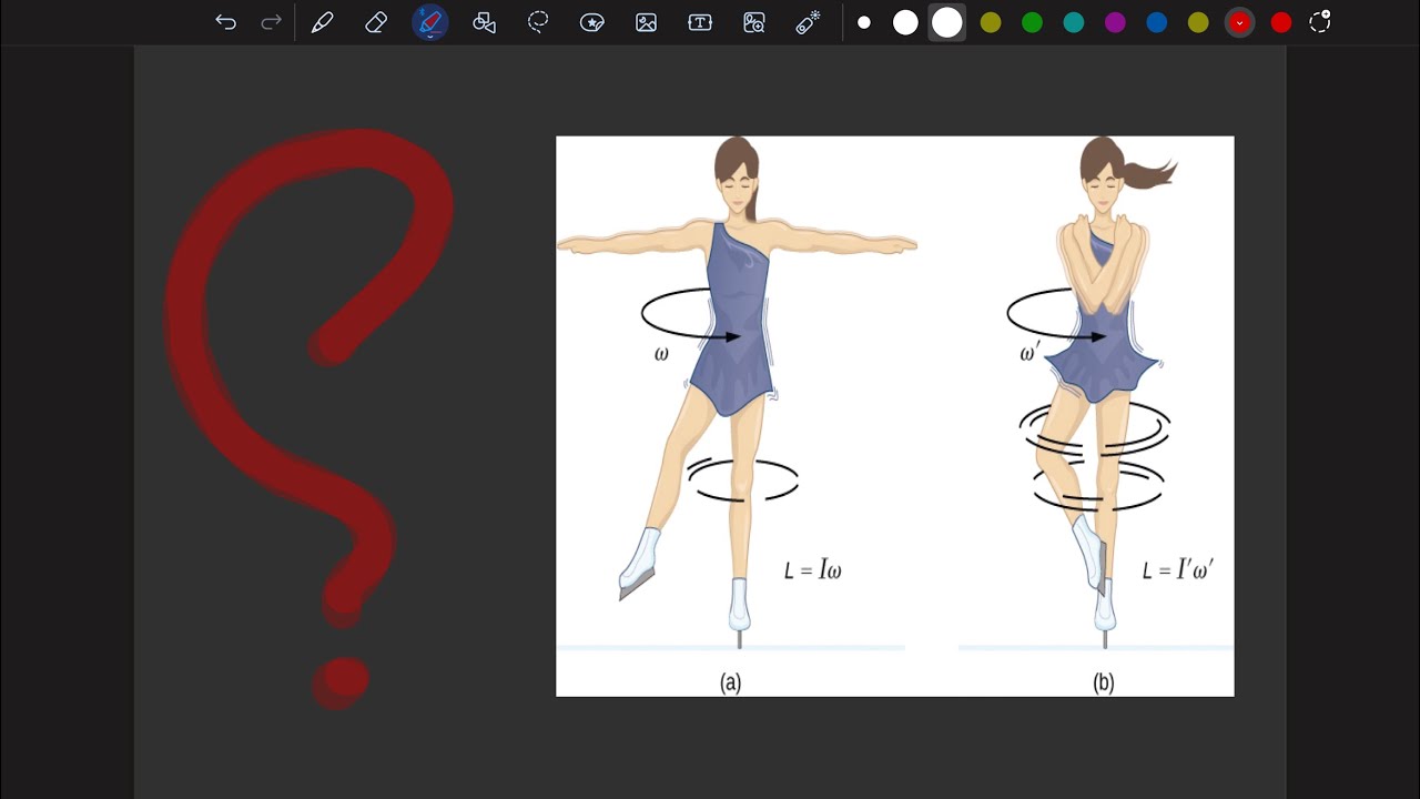 الفيزياء من الصفر | 29 لماذا تزداد سرعة المتزلج عندما يضم يديه؟