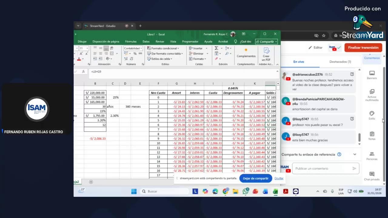 ENE31-S6 : EXCEL FINANCIERO
