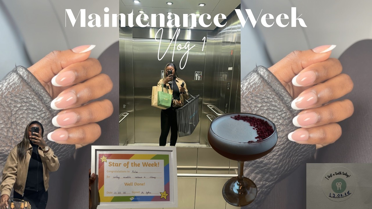 MAINTENANCE WEEK 🤍💅🏽💇🏾‍♀️ | HOLIDAY PREP | VLOG 1
