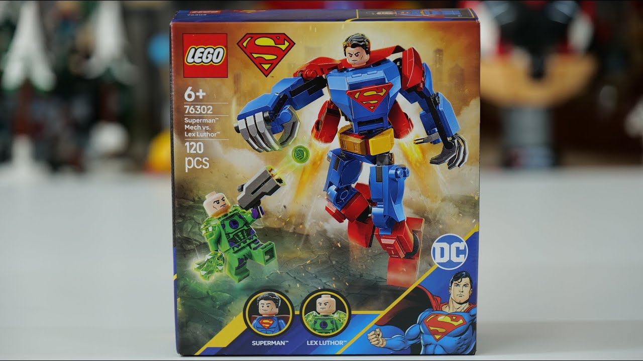LEGO DC Comics Super Heroes 76302 Superman Mech vs. Lex Luthor - LEGO Speed Build Review