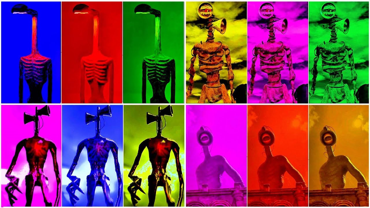 Siren head megamix coffin dance meme song cover siren head mega colour battle coffin dance