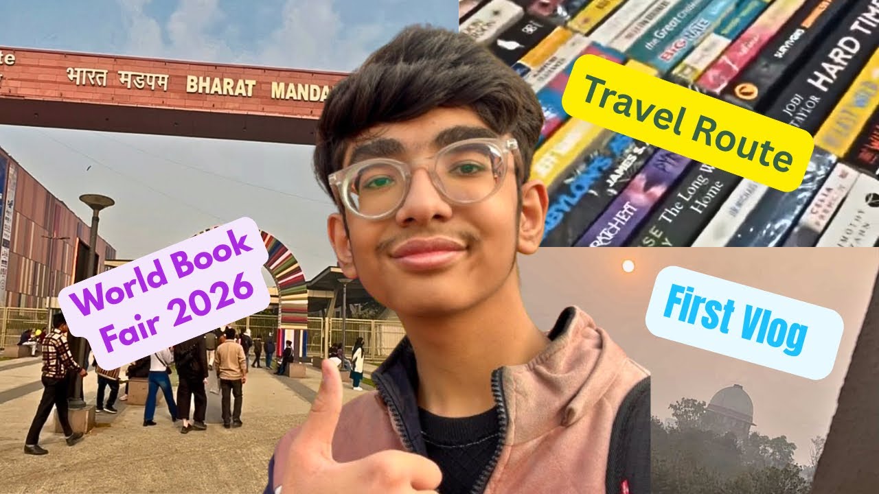 A Visit to Books Fair 2026. | Fun with Friends | Bharat Mandapam | 