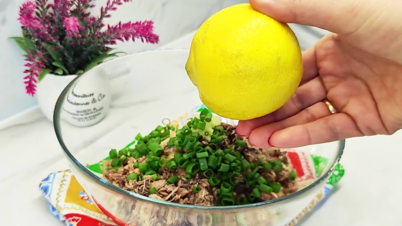 Do you have eggs and canned tuna at home ❓❓ Easy recipe