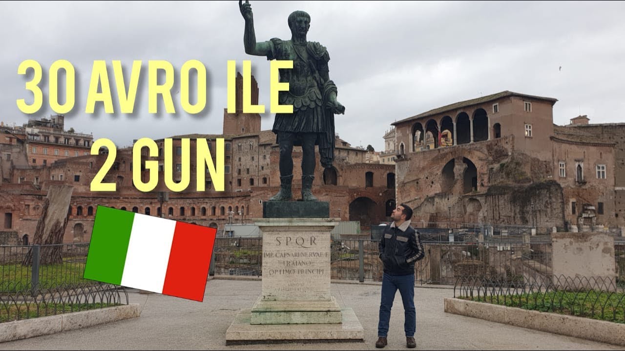 30 EURO İLE ROMADA 2 GUN// HISSƏ 2//PULSUZ GEZILECEK YERLER//TARIXI PASTA RESTORANI