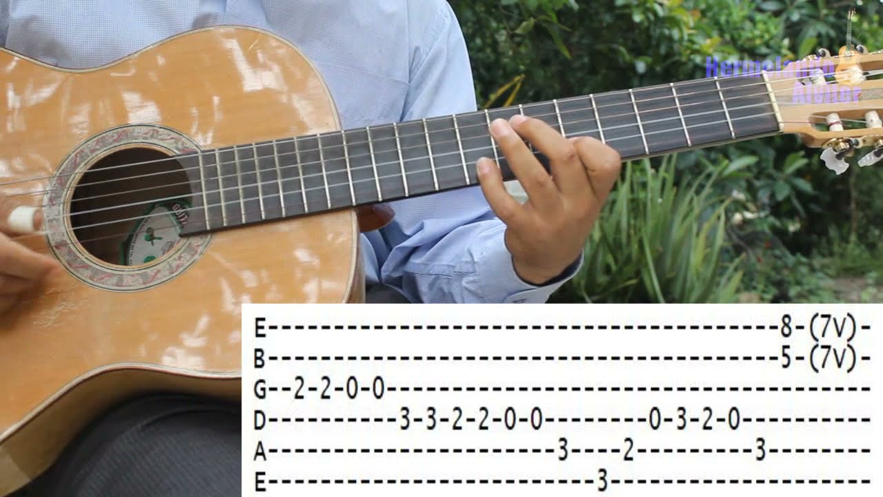 Requinto Cielito lindo - Tutorial guitarra - Explicado en guitarra y requinto - Tablaturas