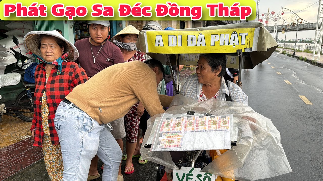 Nhà Hảo Tâm Mỹ Gửi 289 Túi Gạo Thơm Lài Đến Người Khó Khăn Ở Chợ Sa Đéc Đồng Tháp | Khương Nhựt Minh