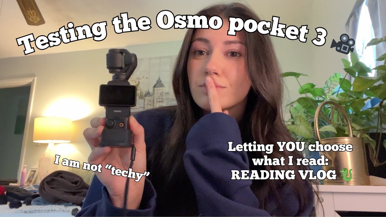 Can the Osmo Pocket 3 Save My Vlog?! 📸 | Lost footage + Fourth Wing (Chosen by You!)