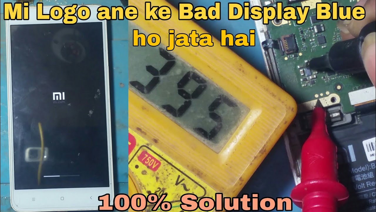 Mi Redmi Phone Blue Display Solution | Mi Logo & Blue Display Problem Solution