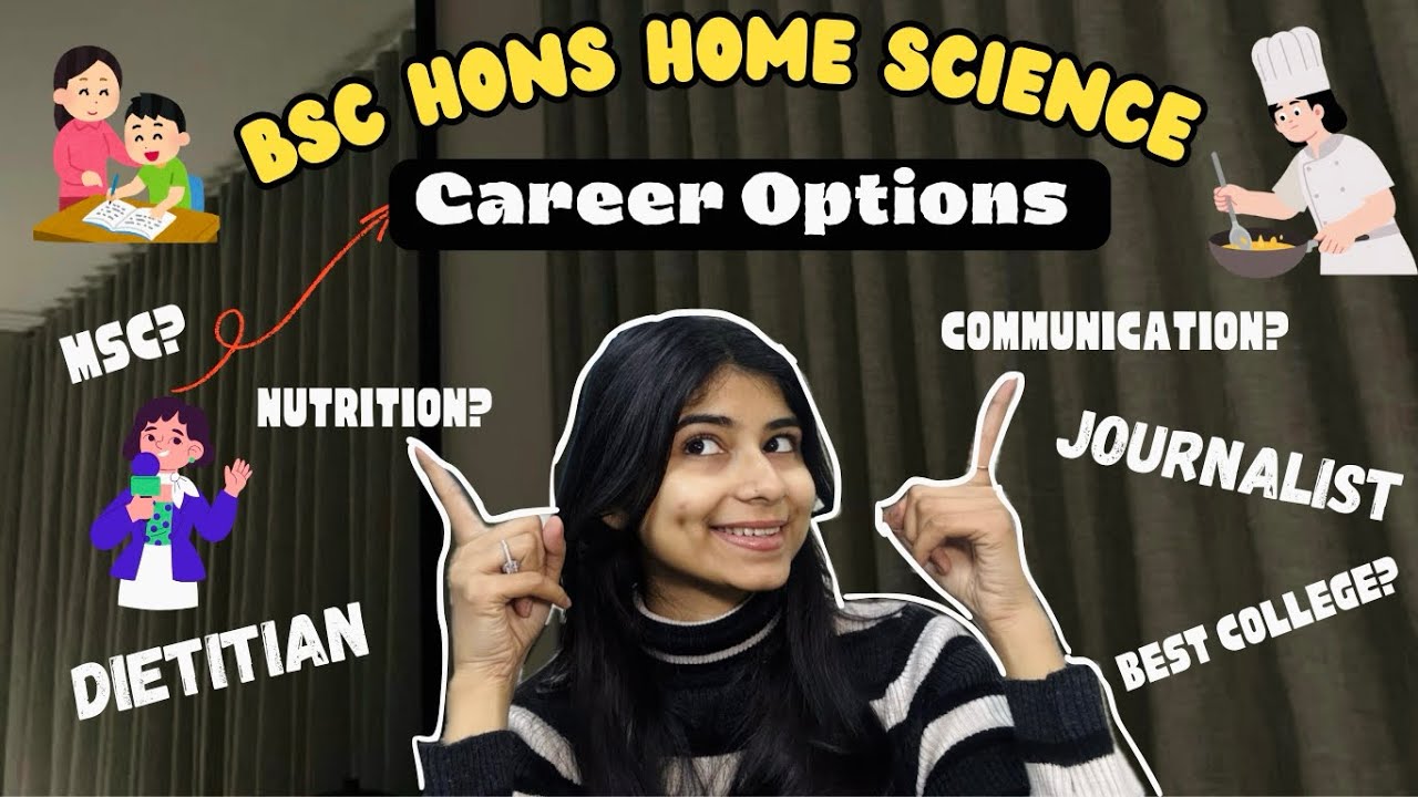 BSC HONS HOME SCIENCE CAREER OPTION📚|| Home Science|| Career for home Science ||Delhi University 