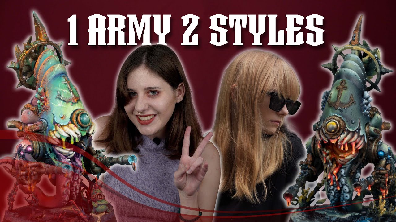 1 ARMY in 2 STYLES | Paint off