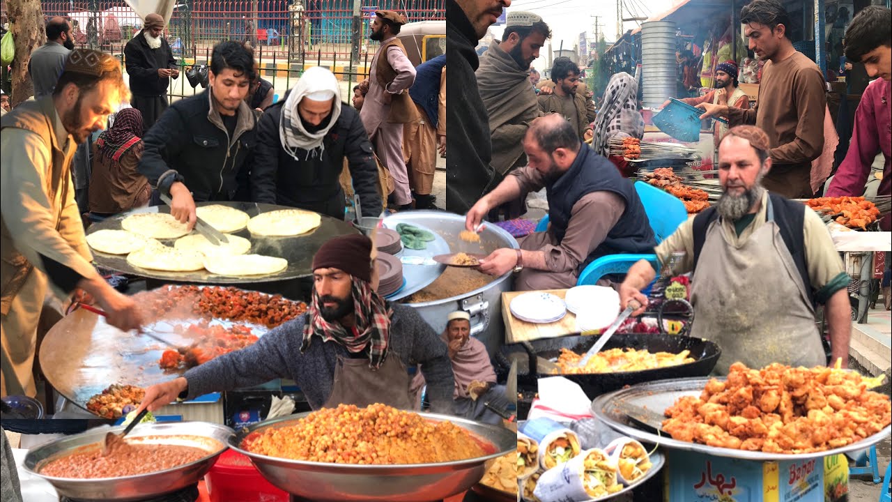 Amazing street foods in Afghanistan - traditional street foods in Jalalabad | HD 2025