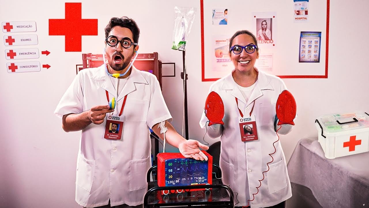 TRANSFORMAMOS NOSSA CASA EM UM HOSPITAL | Gabriel e Shirley 2.0