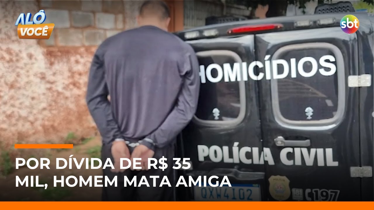 Suspeito de matar cabeleireira com 14 facadas por d&iacute;vida &eacute; preso em SP | #AloVoce