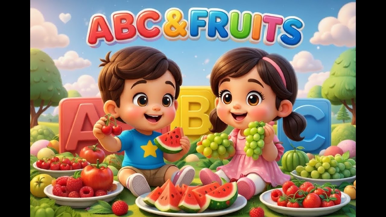 A to Z Fruit Alphabet Song for Kids | ABC Fruits Learning Video | Fun & Educational| Toot Toot Tales