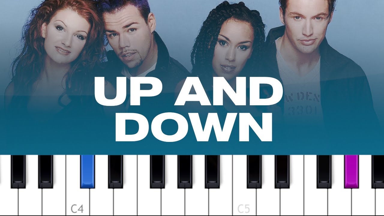 Vengaboys - Up & Down (piano tutorial)
