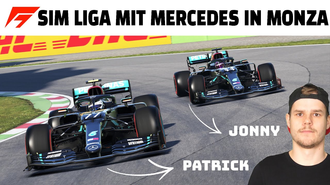 Mercedes Strategiespiele in Monza! F1 2020 SIM Liga 100% Rennen