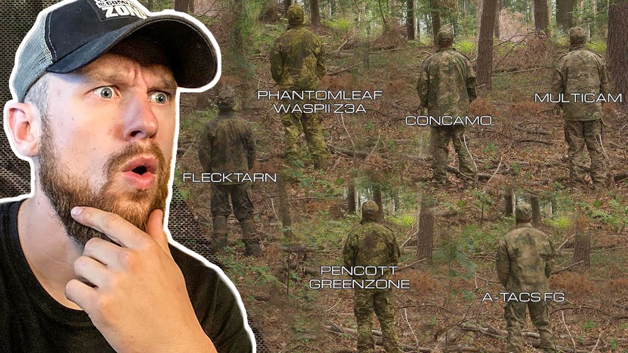 UNSICHTBAR im WALD | Fritz Meinecke reagiert auf Tarnmuster Vergleich in der Praxis