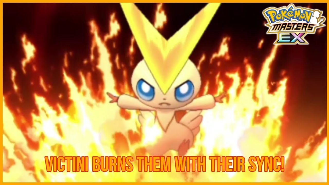 BURN THEM ALL!!! SS Hilda & Victini VS Fire Weak Blue 2K MM Sync-Nuke Showcase! | Pokémon Masters EX
